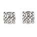 Sterling silver stud earrings, 'Celtic Circle'