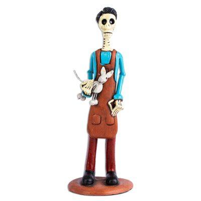 Veterinarian Catrin,'Veterinarian Ceramic Skeleton Sculpture'