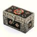 'Treasure Chest' - Handcrafted Repousse Brass Jewelry Box