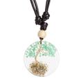 Arbol de la Vida in Mint,'Mint Tree of Life Necklace'