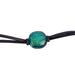 Ethereal Emerald,'Green Dichroic Glass Bracelet'