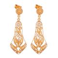 'Bells' - Handmade Gold Plated Filigree Earrings from Peru