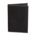 Night Journey,'Handcrafted Black Leather Passport Holder from Guatemala'