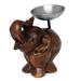'Elephant of Old Siam' - Fair Trade Mango Wood Candle Holder