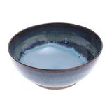 Blue Crush,'Handmade Blue Ceramic Soup Bowl'