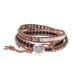 Karen Variety,'Multi-Gemstone Beaded Wrap Bracelet from Thailand'