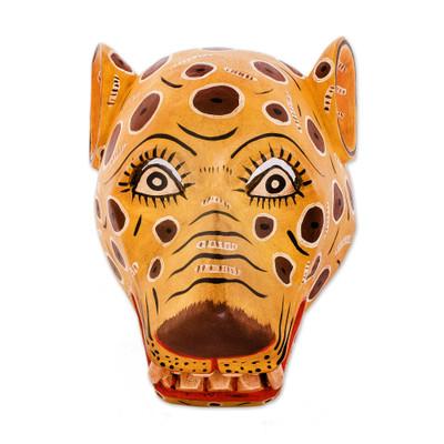 Yellow Maya Jaguar,'Artisan Crafted Yellow Jaguar ...