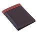 Espresso Sienna Harmony,'Handsome Leather Wallet for Men in Espresso Brown and Sienna'