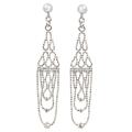 Regal Chandeliers,'Sterling Silver Beaded Chandelier Earrings from Thailand'