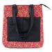 Deep Rose Festivity,'Kantha Embroidered Silk Shoulder Bag in Deep Rose from India'