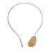 Desert Magnitude,'Citrine Collar Pendant Necklace from Brazil'