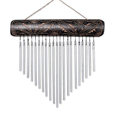 Melodic Dance,'Handcrafted Bamboo and Aluminum Wind Chimes from Bali'