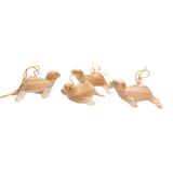 'Hand-Carved Wood Sea Lion Christmas Ornaments (Set of 4)'