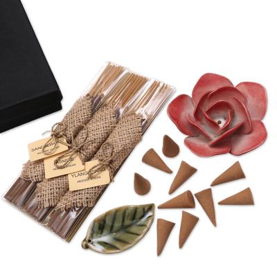 Red Rose,'Boxed Aromatherapy Incense Gift Set'