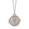 Heart Keepsake,'Artisan Crafted Heart Locket Necklace'