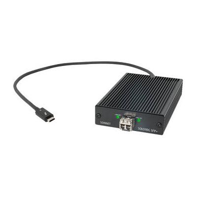 Sonnet Used Solo10G SFP+ Thunderbolt 3 to 10 Gigabit Ethernet Fanless Adapter with Shor SOLO10G-SFP-T3