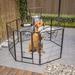 AOOLIVE Heavy Duty Dog Pens Outdoor Dog Fence Dog Playpen for Large Dogs, 40"Dog Kennel Outdoor Pet Playpen Metal | 41.7 H x 32 D in | Wayfair