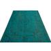 Blue 65" x 105" L Area Rug - Rug N Carpet Atina Rectangle 5'5" X 8'9" Area Rug 105.0 x 65.0 x 0.4 in Wool | 65" W X 105" L | Wayfair
