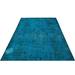Blue 67" x 111" L Area Rug - Rug N Carpet Atina Runner 5'6" X 9'2" Area Rug 111.0 x 67.0 x 0.4 in Wool | 67" W X 111" L | Wayfair a-8684012200348