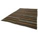 Brown 149 x 94 x 0.4 in Area Rug - Rug N Carpet Rectangle Kilim Rectangle 7'10" X 12'4" Indoor/Outdoor Area Rug | 149 H x 94 W x 0.4 D in | Wayfair