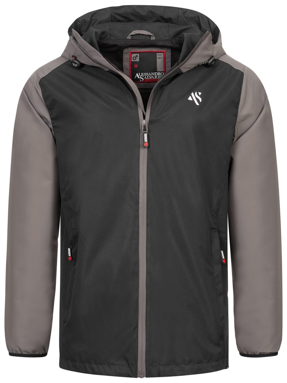 Alessandro Salvarini Regenjacke Herren grau, XXL Image