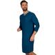 Pyjama TRIGEMA "TRIGEMA Herren-Nachthemd aus Biobaumwolle (kbA)" Gr. XL, blau (saphir, c2c) Herren Homewear-Sets Pyjamas