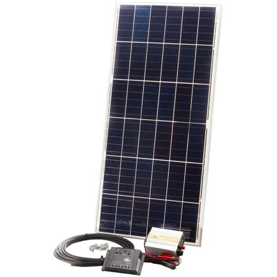 Solarmodul SUNSET "Einsteiger-Stomset 45 Watt, 230 V", schwarz (baumarkt), Solarmodule, für den Freizeitbereich Image