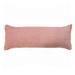 HomeRoots 14" X 36" Rose Pink 100% Cotton Zippered Pillow