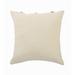 HomeRoots 20" X 20" Cream And Black 100% Cotton Geometric Zippered Pillow