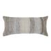 HomeRoots 16" X 36" Taupe Polyester Zippered Pillow