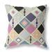 HomeRoots 16" X 16" Pink And Gold Broadcloth Floral Throw Pillow - 19
