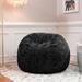 Jaxx Saxx 3 Foot Bean Bag Chair For Kids - Faux Fur - Fun Colors