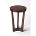 HomeRoots 24" Cherry Manufactured Wood Round End Table - 16