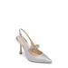 Verena Slingback Pointed Toe Pump - White - Badgley Mischka Heels