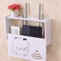Cumbed Geege No Drill Cable Router Storage Box Shelf Wall Hangings Bracket Cable Organizer