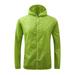 PRINxy Rain Jacket Women s Water-proof Breathable Raincoat Women s Windbreaker Long Jacket Lightweight Jacket With Hood Women Rain Parka Outdoor Jacket Rain Green XL