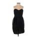 Marc by Marc Jacobs Cocktail Dress - Sheath Plunge Sleeveless: Black Print Dresses - Women's Size 4