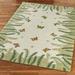 Botanical Butterfly Rectangle Rug Sage, 3'3" x 5'3", Sage