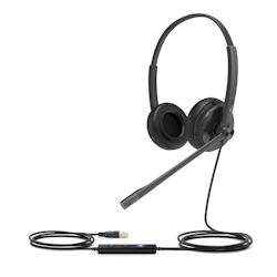 Yealink UH34 Dual Teams Kopfhörer Kabelgebunden Kopfband Büro/Callcenter USB Typ-A Schwarz Image