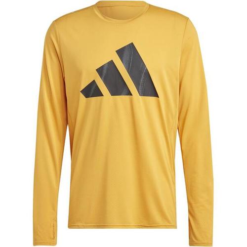 ADIDAS Herren Sweatshirt Brand Love, Größe L in Gold