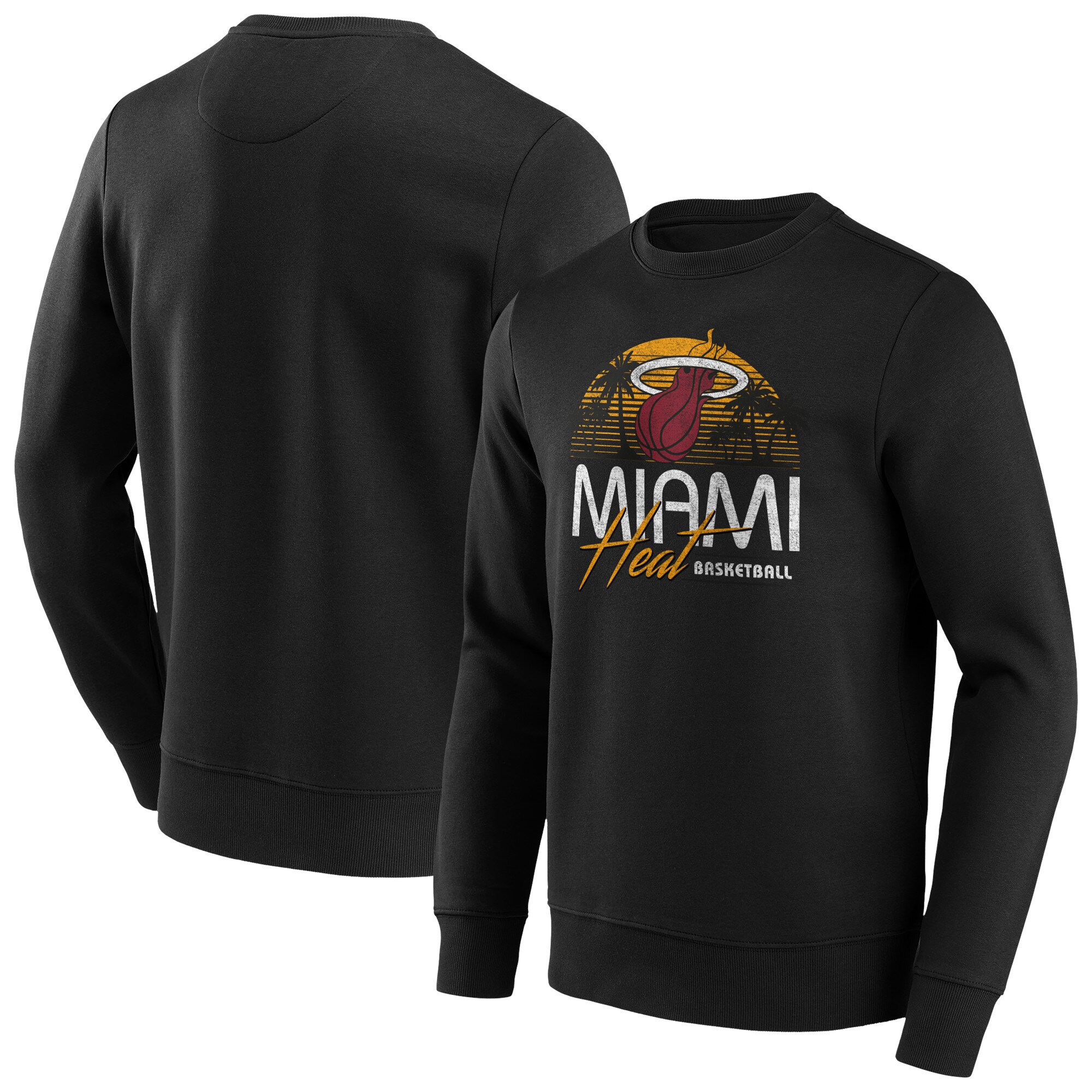 Miami Heat Fanatics Branded Iconic Hometown Graphic Crew Sweatshirt - Herren - Groß und Groß Image