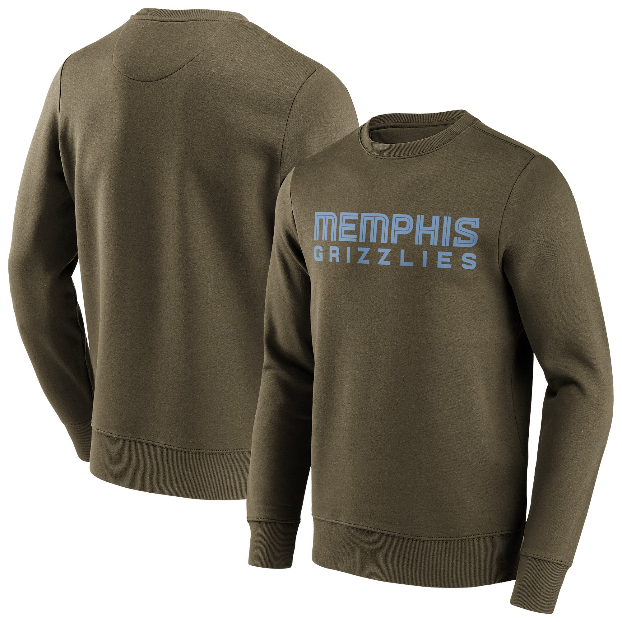Memphis Grizzlies Fanatics Branded Fashion Colour Wordmark Crew Sweatshirt – Herren Image