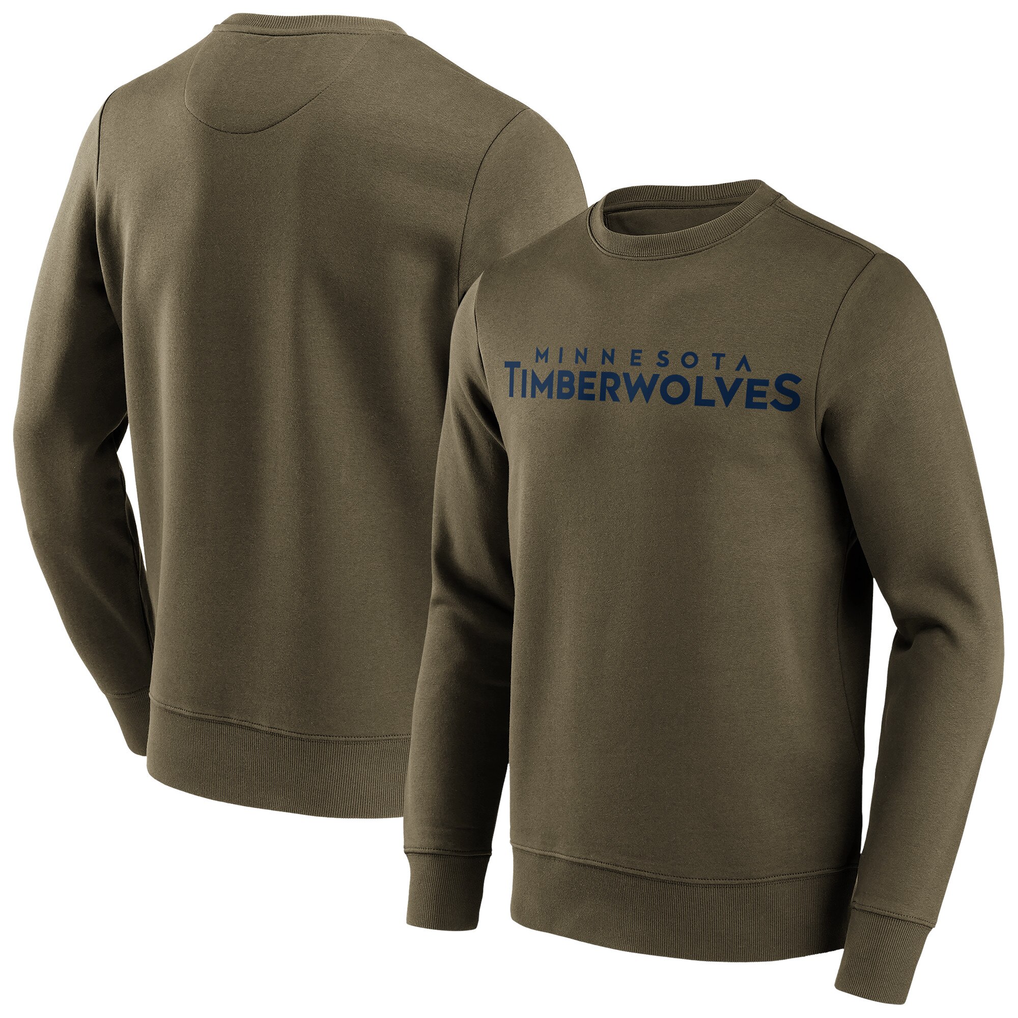 Minnesota Timberwolves Fanatics Branded Fashion Colour Wordmark Crew Sweatshirt – Herren Image