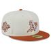 Men's New Era Cream/Orange Oakland Athletics 59FIFTY Fitted Hat