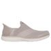 Skechers Women's Slip-ins: Virtue - Sleek Sneaker | Size 6.5 | Taupe | Textile/Synthetic | Vegan | Machine Washable