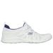 Skechers Women's Gratis Sport - Unwind Sneaker | Size 9.0 | White/Navy | Synthetic/Textile | Machine Washable