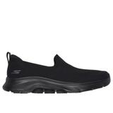 Skechers Women's GO WALK 7 - Ivy Slip-On Shoes | Size 10.0 Wide | Black | Textile/Synthetic | Vegan | Machine Washable