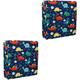 Totority 2 pcs Booster pad Chair Heightening Cushion Toddler Booster seat Dining Chair Increasing pad Baby seat Thick Chair seat pad Chair Pad Upholstered Child Dining Table Polyester