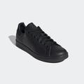 Sneaker ADIDAS ORIGINALS "STAN SMITH" Gr. 38,5, schwarz-weiß (core black, core cloud white) Schuhe Schnürhalbschuhe