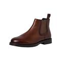 s.Oliver Herren Chelsea Boots aus Leder Flach Braun (Brown), 41